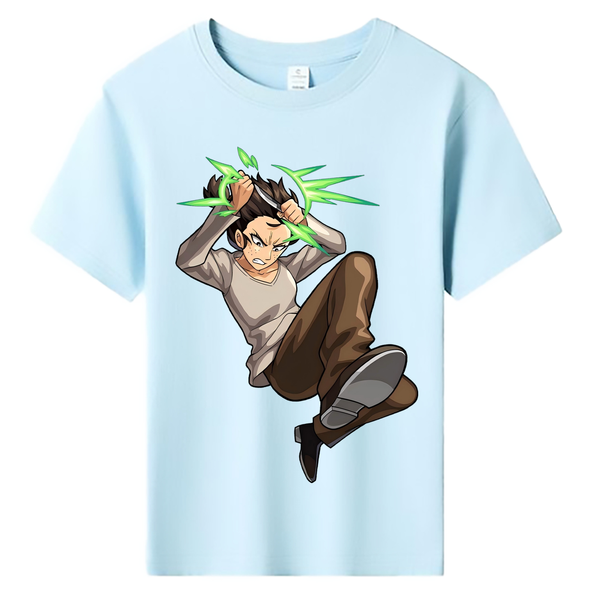 （画像用） 進撃の巨人 Attack on Titan 綿100％キッズTシャツ（フロントプリント）